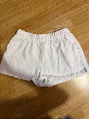 White Garage Shorts
